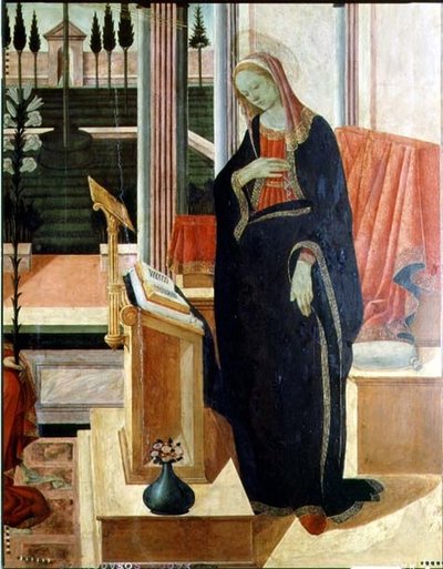 受胎告知（58343の詳細 作： Filippino Lippi