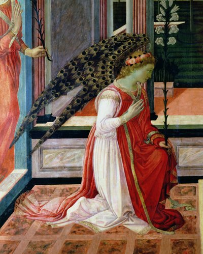 58343の受胎告知の詳細 作： Filippino Lippi