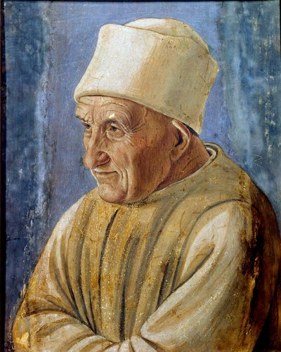 老人の肖像 フィリッポ・リッピ（1457-1504）の絵画 1485年日。0,47x0,38 m フィレンツェ、Galleria degli Uffizi（オフィス） - 老人の肖像。フィリッポ・リッピ（1457-1504）作 1485年の絵画。0.47×0.38 m フィレンツェ、Galleria degli Uffizi（ウフィツィ美術館）にて 作： Filippino Lippi