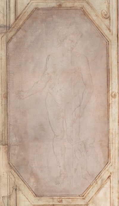 立ち裸の青年 作： Filippino Lippi