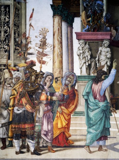 フィリッピーノ・リッピ作「聖ヨハネの物語 作： Filippino Lippi