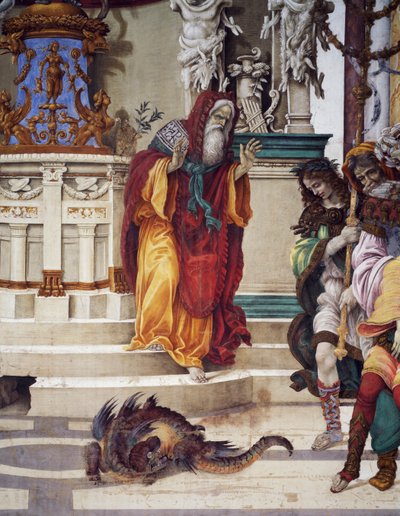 フィリッピーノ・リッピ作「聖ヨハネの物語 作： Filippino Lippi