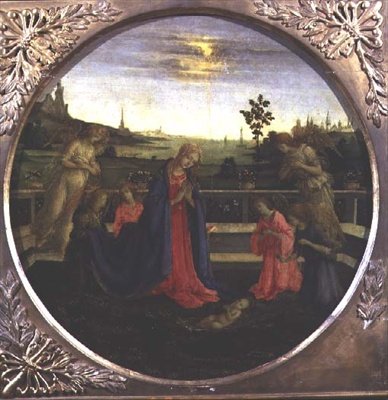幼子イエスの崇拝 作： Filippino Lippi