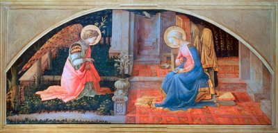 受胎告知、c1450-1453 作： Filippino Lippi
