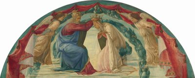 聖母の戴冠式、c。 1475年。 作： Filippino Lippi