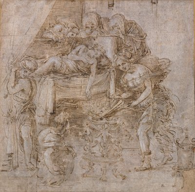 メレアガーの死、c1490s 作： Filippino Lippi