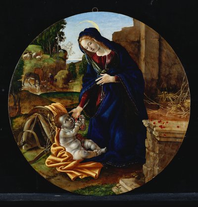 残りのエジプトへの飛行 作： Filippino Lippi