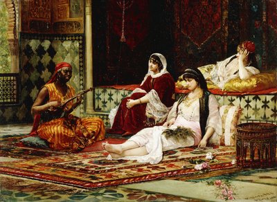 ハーレムで、1881 作： Filippo Baratti