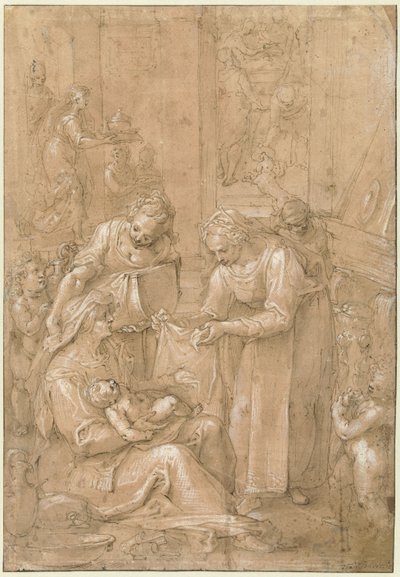 聖母の誕生 作： Filippo Bellini