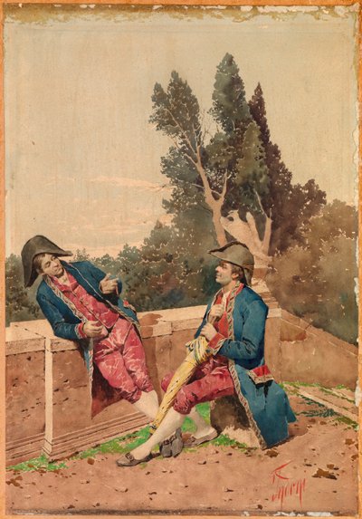 帝国の兵士、ca。 1880年。 作： Filippo Indoni