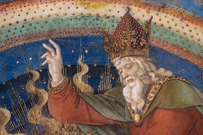 神よ、マリアの戴冠式の詳細 作： Filippo Lippi