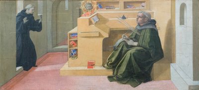 Pyhän Augustinuksen visio kolminaisuudesta 作： Filippo Lippi