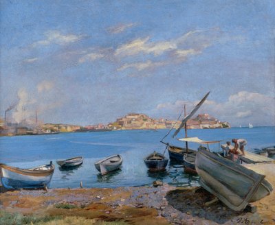Portoferraio visto de San Giovanni 作： Filippo Marfori Savini