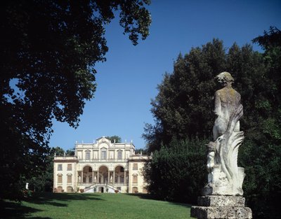 Villa Mansiの眺め 作： Filippo or Juvara Juvarra