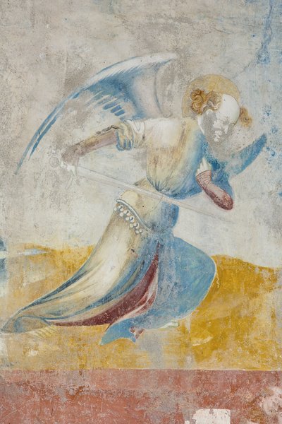 天使、最後の審判の詳細、1400年頃（3496201の詳細） 作： Filippolo de and Veris da Milano Veris da Milano