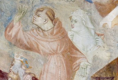 修道士、最後の審判の詳細、1400年頃 作： Filippolo de and Veris da Milano Veris da Milano