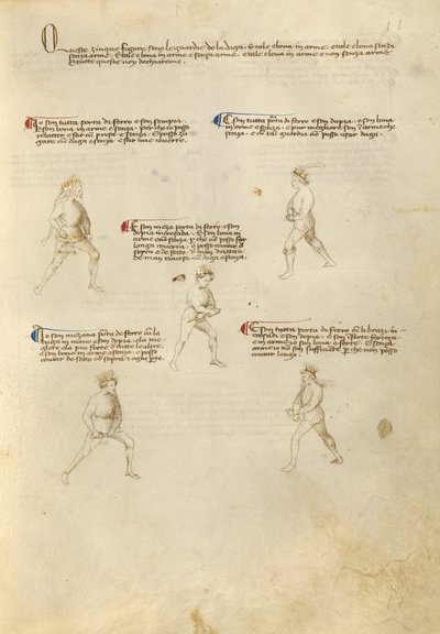 短剣による戦闘 作： Fiore Furlan dei Liberi da Premariacco