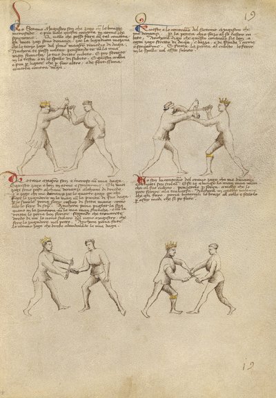 短剣との戦闘 作： Fiore Furlan dei Liberi da Premariacco