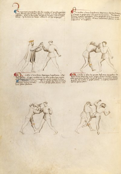 短剣との戦闘 作： Fiore Furlan dei Liberi da Premariacco