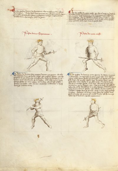 ポラクセとの戦闘 作： Fiore Furlan dei Liberi da Premariacco