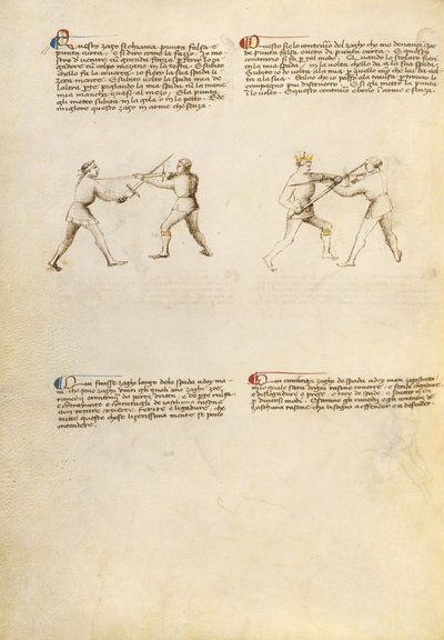 剣との戦い 作： Fiore Furlan dei Liberi da Premariacco