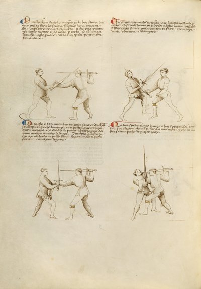 剣との戦い 作： Fiore Furlan dei Liberi da Premariacco