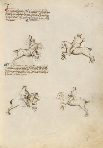 ランスを使った馬術 作： Fiore Furlan dei Liberi da Premariacco