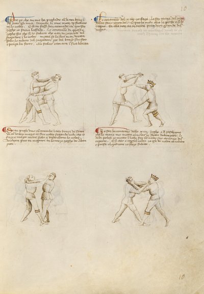 非武装コンバット 作： Fiore Furlan dei Liberi da Premariacco