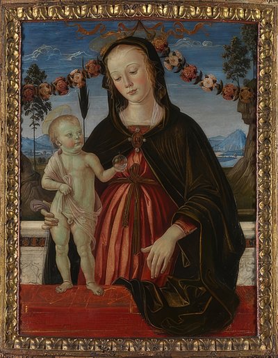 マドンナと子供。 1473年頃 作： Fiorenzo di Lorenzo