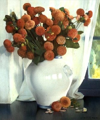 赤いダリア 作： Firmin Baes