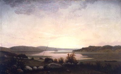 Creek near Gloucester, Massachusetts (油彩・キャンバス) 作： Fitz Henry Lane