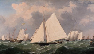ニューヨークヨットクラブレガッタ、1856 作： Fitz Henry Lane