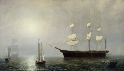 スターライト号 1860年頃 油彩・キャンバス 作： Fitz Henry Lane