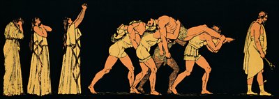 死んだ兄弟、1880 作： Flaxman