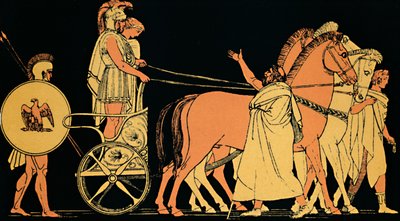アガメムノンの帰還、1880 作： Flaxman