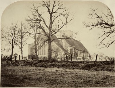 聖パウリヌス教会、クレイフォード、ロンドン、c1865-c1894 作： Flaxman Charles John Spurrell