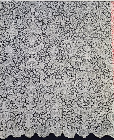 オーブ、ブリュッセルのレース、1725-1730（レース） 作： Flemish School
