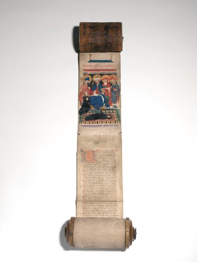 Livro dos Mortos da Abadia de Saint Bavo (pergaminho e couro) 作： Flemish School