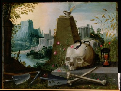 死と不死 作： Flemish School