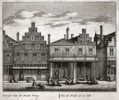 オランダ、デルフト(エングレーヴィング 作： Flemish School