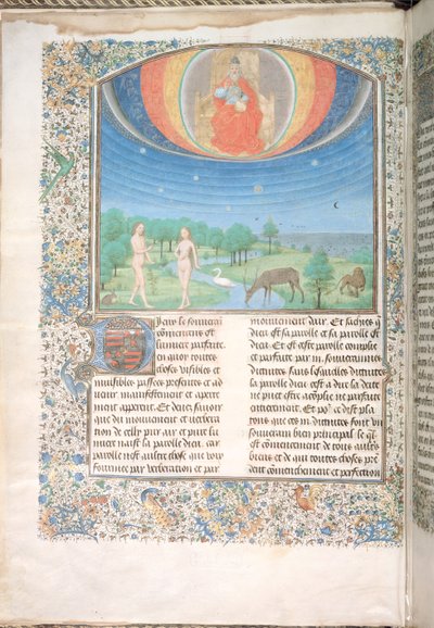 地球の楽園、世界の七つの時代の本から 作： Flemish School