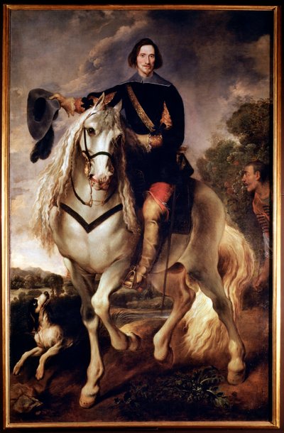 船長とモーリッシュ・ページの肖像（油彩・キャンバス、1635年頃 作： Flemish School