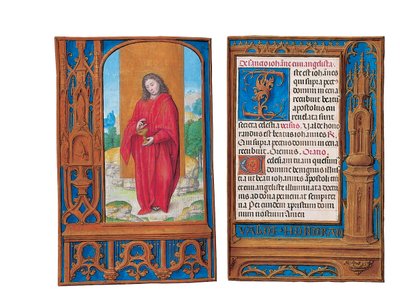 ロスチャイルド時間帳、ゲントまたはブルージュのフォリオ、1505年頃 作： Flemish School