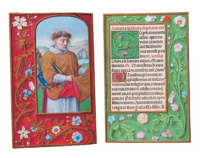 ロスチャイルド時間帳、ゲントまたはブルージュのフォリオ、1505年頃 作： Flemish School