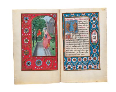 ロスチャイルド時間帳、ゲントまたはブルージュのフォリオ、1505年頃 作： Flemish School