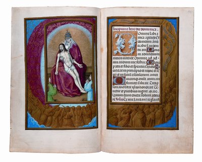 ロスチャイルド時間帳、ゲントまたはブルージュのフォリオ、1505年頃 作： Flemish School