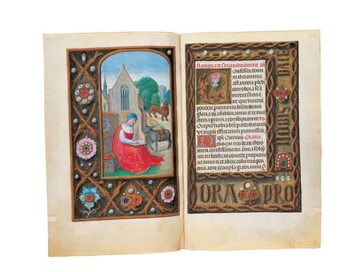 ロスチャイルド時間帳、ゲントまたはブルージュのフォリオ、1505年頃 作： Flemish School