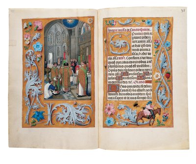 ロスチャイルド時間帳、ゲントまたはブルージュのフォリオ、1505年頃 作： Flemish School