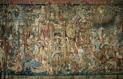 フォーチュン（1520-1525年）、グランハ・デ・サン・イルデフォンソ王宮の栄誉シリーズのタペストリー - AELST III, Pieter van (c.1495-1555).幸運。16世紀スペイン。castile and leon.サン・イルデフォンソ王宮。ラ・グランハ・デ・サン・イルデフォン王宮 作： Flemish School