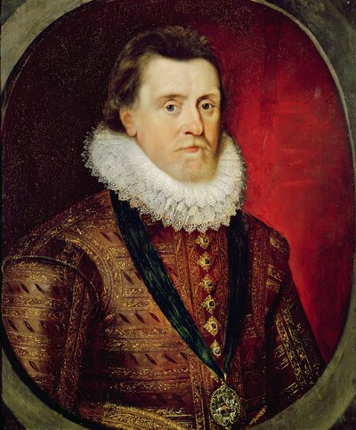 ジェームズI（1566-1625） 作： Flemish School
